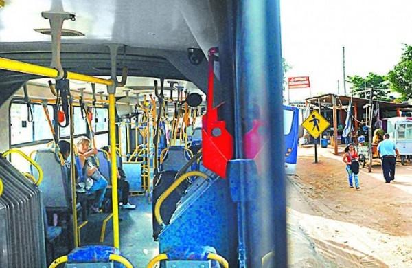 No último final de semana, os circulares da linha tiveram que ser escoltados pela Guarda Municipal (Edu Fortes/ AAN)