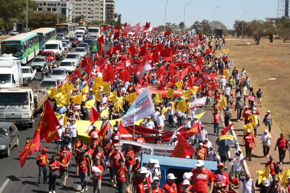 Manifestação em Brasília deve reunir milhares de trabalhadores (Divulgação)