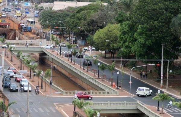 Obras de combate às enchentes, que já receberam R$ 50 milhões de recursos do PAC (Sério Masson/Gazeta de Ribeirão)