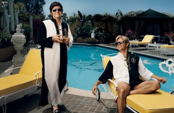Cena do filme 'Behind the candelabra', de Sodergergh, com Michael Douglas e Matt Damon (Divulgação)