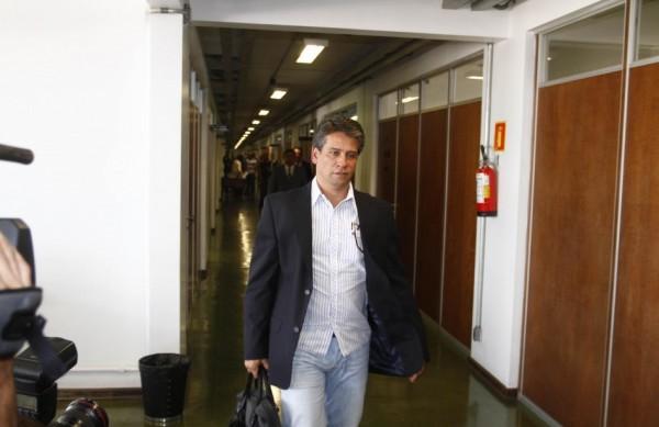 Ricardo Cândia, ex-diretor de Planejamento, em dia de audiência: liminar suspende a acusação (Gustavo Tilio/Especial para AAN )