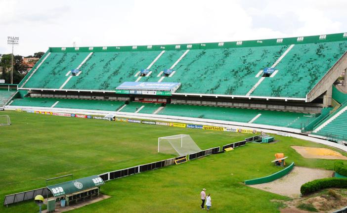 O Bugre trabalha para liberar parcialmente o estádio e ter apenas o setor abaixo do tobogã e as vitalícias abertas (Elcio Alves/AAN)