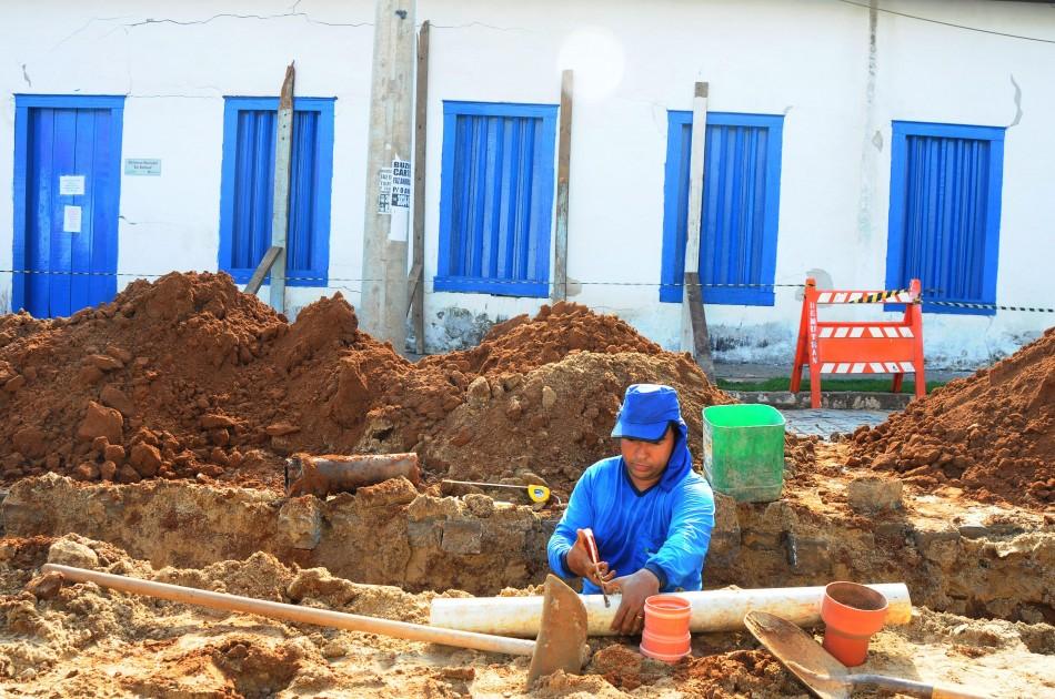 Obras em terreno vizinho podem ter provocado rachaduras no Casarão (Elcio Alves/AAN)