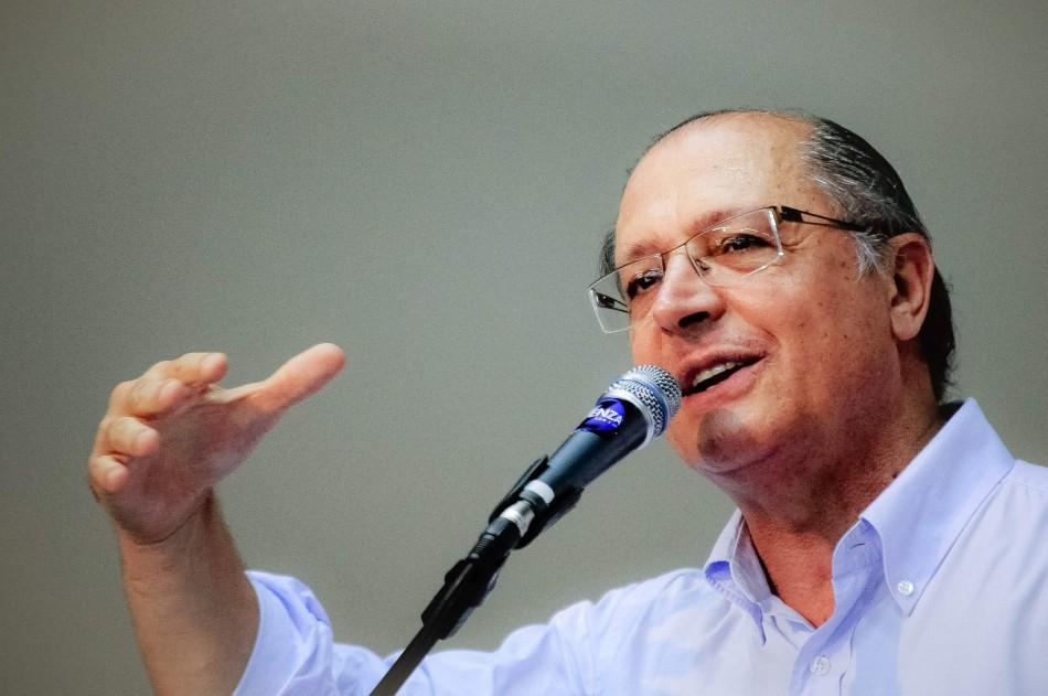 O governador Geraldo Alckmin anuncia pacote contra a pobreza (Divulgação)
