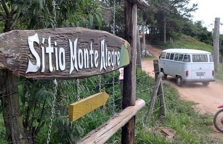 Entrada do Sítio Monte Alegre, onde turista morreu após cair da tirolesa, de uma altura de 15m (Janaína Maciel/Especial para AAN)