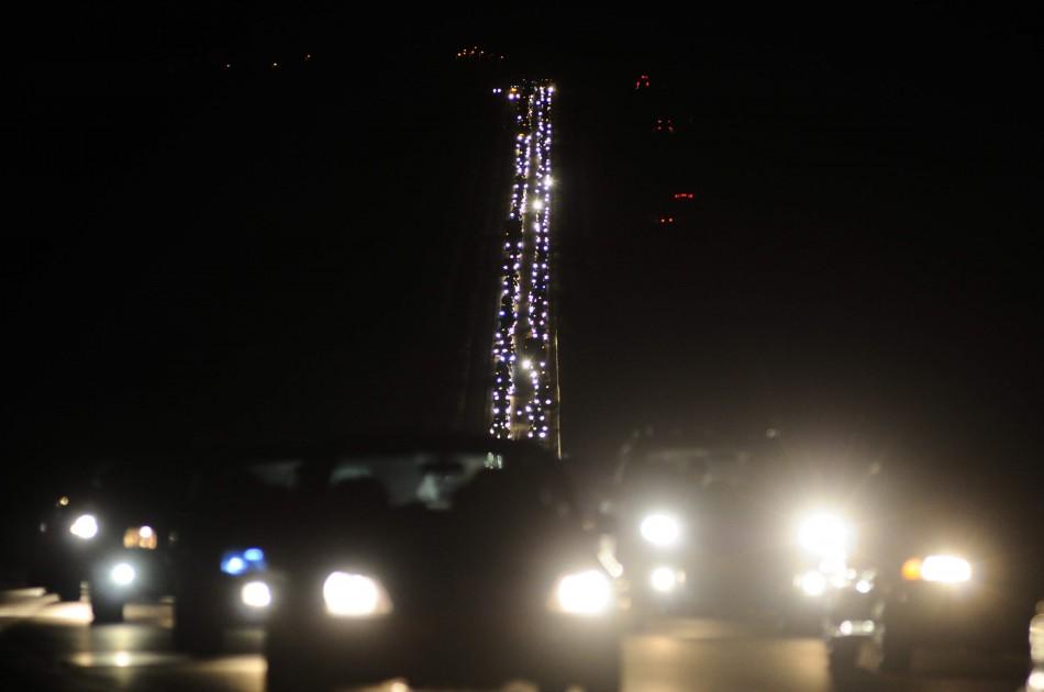 Trânsito congestionado na estrada Campinas-Mogi Mirim (Janaína Maciel/AAN)