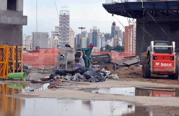 Vista do bairro Cambuí, na construção. (Dominique Torquato/AAN)