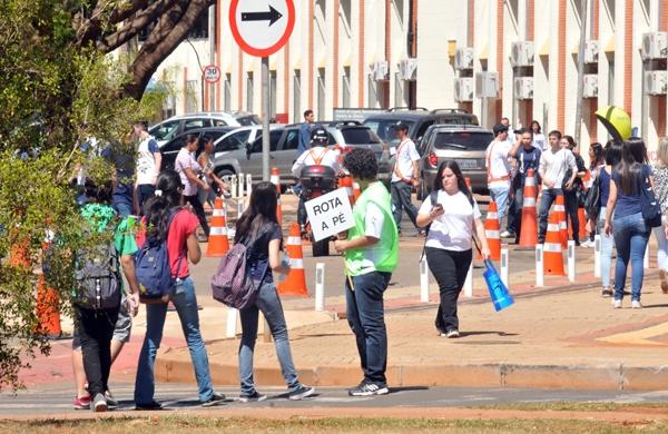 Unicamp recebeu estudantes durante todo o dia; campus ficou lotado de futuros calouros ( Dominique Torquato/AAN)