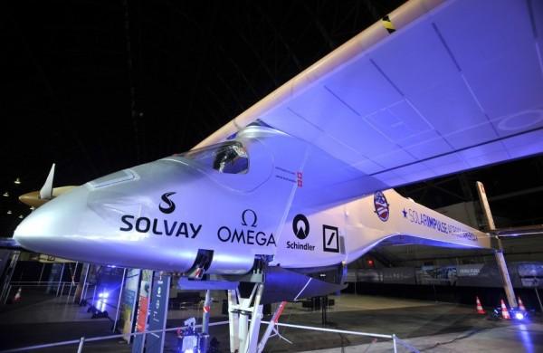O avião experimental suíço Solar Impulse, criado por André Borschberg e Bertrand Piccard (France Press)