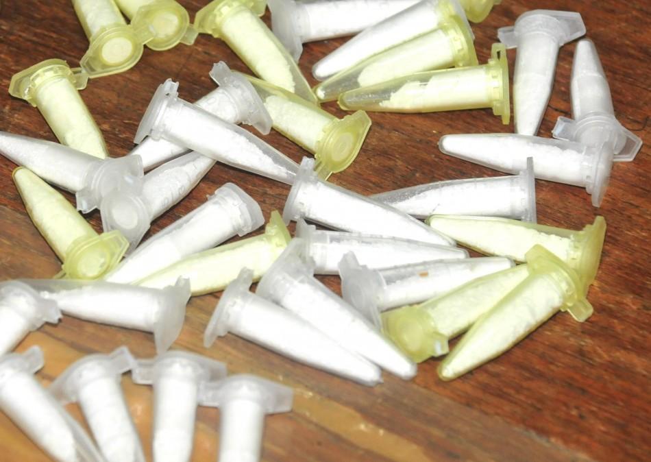 Traficantes trocavam dez tubos plásticos vazios por um cheio de cocaína (Cedoc/RAC)