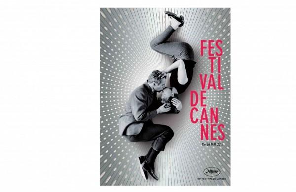 O cartaz da edição 2013 do Festival de Cannes, com Paul Newman e Joanne Woodward (France Press)