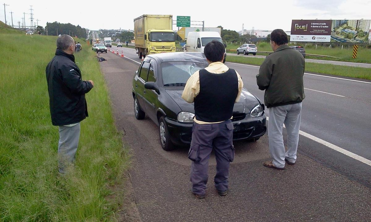 Segundo informações da Polícia Rodoviária, o acidente aconteceu por volta das 5h20, no km 48, na pista sentido Indaiatuba (Dorinaldo Oliveira)