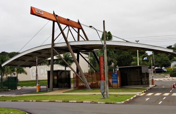 Fachada da unidade da USP em São Carlos onde teria ocorrido o estupro contra um aluno (Cedoc/RAC)