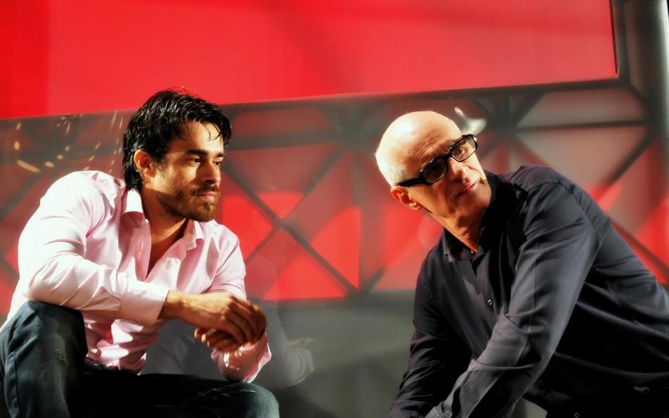 Erom Cordeiro (esq.) e Marcos Caruso em cena de "Em Nome do Jogo" (Divulgação)