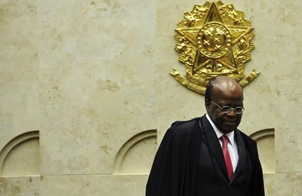 O ministro Joaquim Barbosa, presidente do Supremo Tribunal Federal (STF) (Agência Brasil )