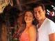 Atores Grazi Massafera e Henri Castelli durante gravação da nova novela da Globo, Flor do Caribe (Divulgação)