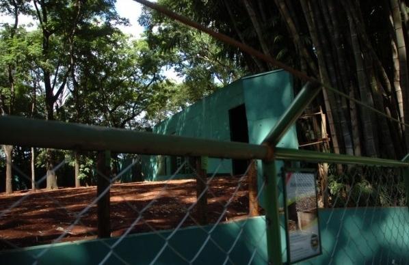O recinto construído para a elefanta Maison ( Sérgio Masson - 28 out.2012/Gazeta de Ribeirão)