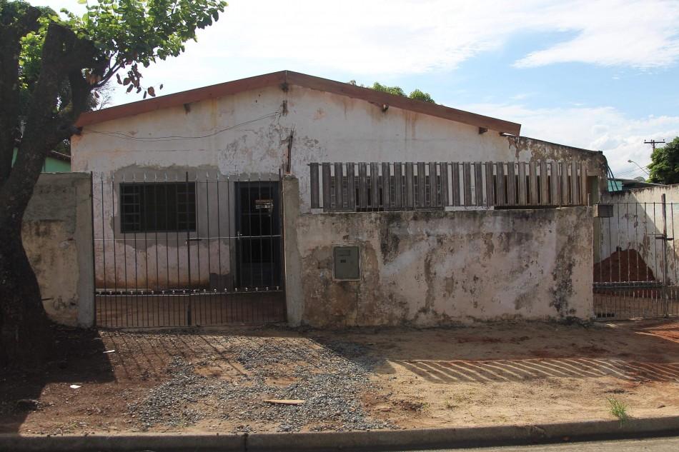 Casa onde ocorreu o crime e a localização de parte da carga roubada dos Correios (Leandro Ferreira/AAN)
