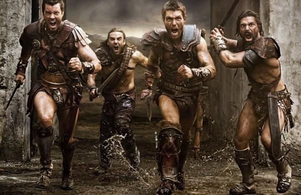 Cena do seriado de TV "Spartacus" (Divulgação)