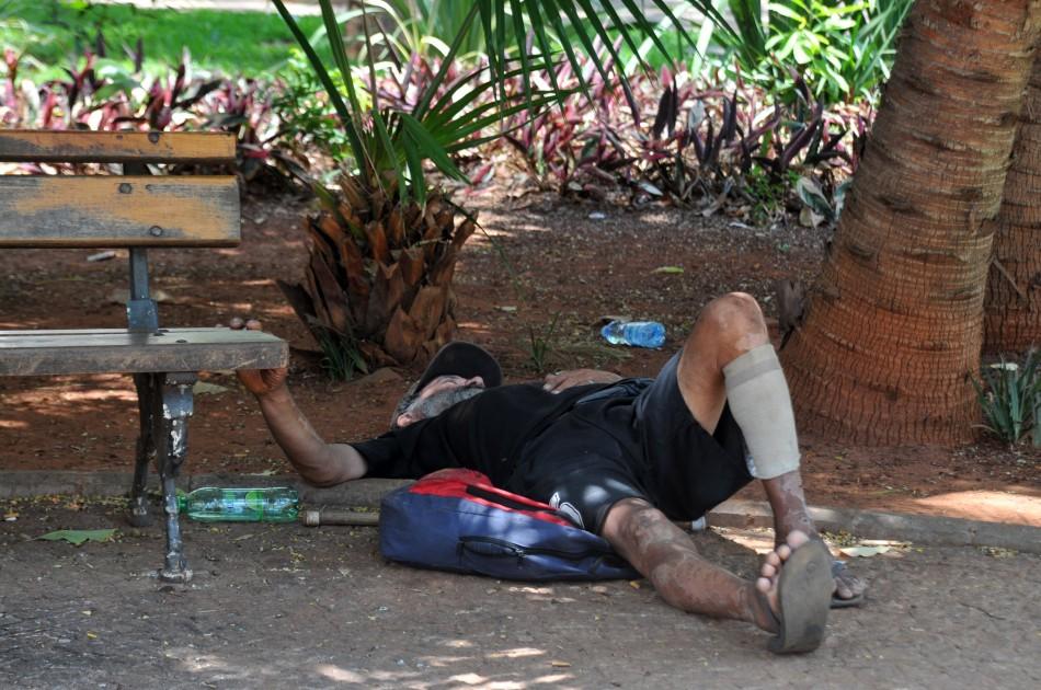 Cochilo durante a tarde só mesmo debaixo de uma sombra (Dominique Torquato)