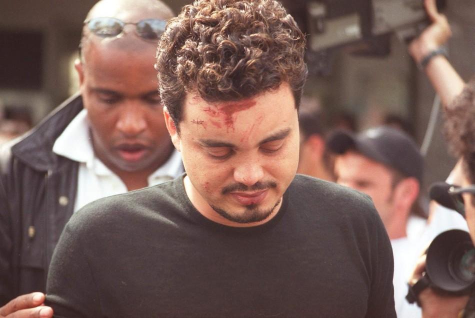 Ivair dos Reis Gonçalves, o Renner, logo após o acidente, em 2001 (Cedoc/RAC)