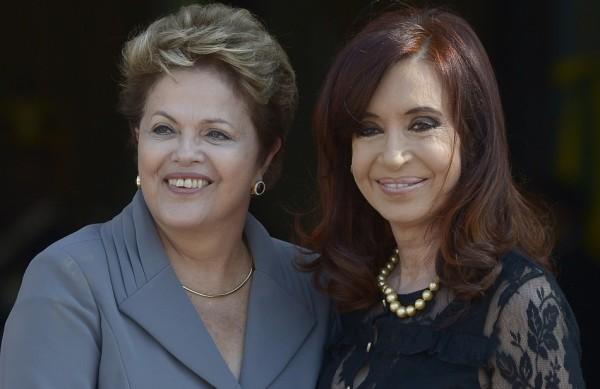 Dilma Roussef e Cristina Kirchner encontraram-se nesta quinta-feira (25) (France Presse)