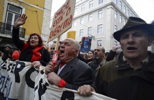 Protesto reuniu milhares em Lisboa (France Press)