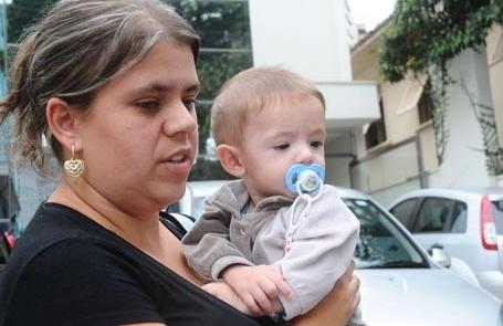Bebê de Iandara Rosa Severino passou por exame (Érica Dezonne/AAN)