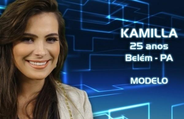A modelo paraense Kamilla venceu nesta sexta-feira a prova de resistência (Divulgação/Rede Globo)