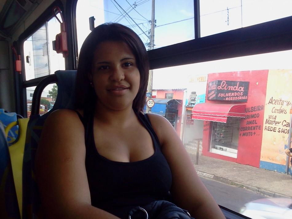 A estudante Paloma Oliveira, que considera duas horas de prazo para a integração ainda insufiente (Thiago FonsecaAAN)