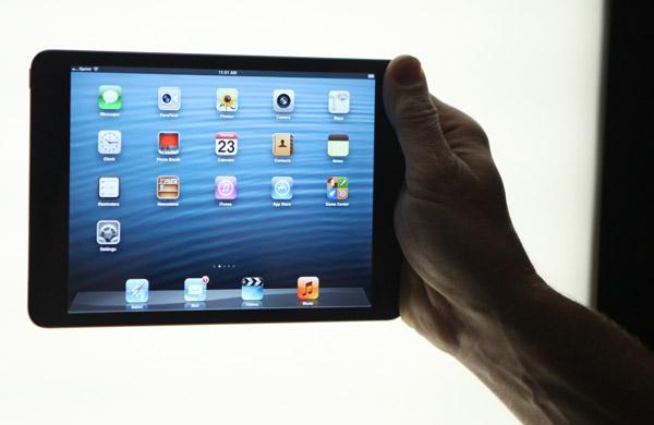 O iPad da Apple continua sendo o tablet mais vendido, mas sua participação de mercado é inferior a 50%, disse a IDC (FRANCE PRESS)