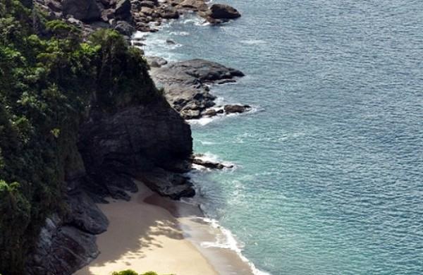 Imagem da Praia Brava, em São Sebastião (Divulgação/Governo do Estado de SP)