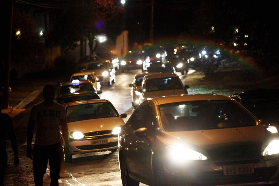 Congestionamento motivou reclamações de motoristas (Rodrigo Zanotto/Especial para AAN)