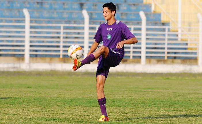 Diogo, de 20 anos, chegou em outubro e só agora ganhou espaço (Elcio Alves/AAN)