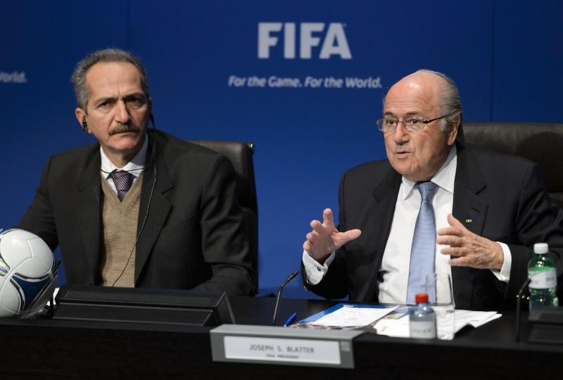 Blatter disse estar satisfeito com as ideias que surgiram para acabar com o racismo (Cedoc/RAC)