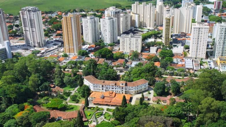 Vista aérea de São José dos Campos, no Vale do Paraíba (Divulgação)
