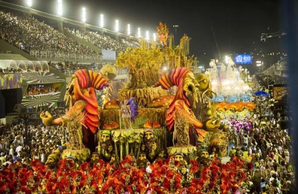 Atual campeã do carnaval carioca, a Unidos da Tijuca (France Press)