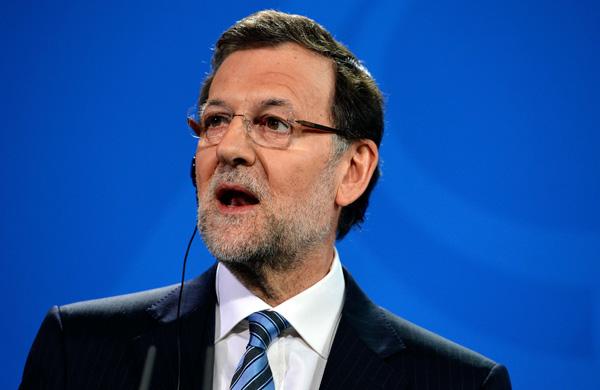 A petição contra Rajoy foi colocada na plataforma virtual change.org em 31 de janeiro (FRANCE PRESS)