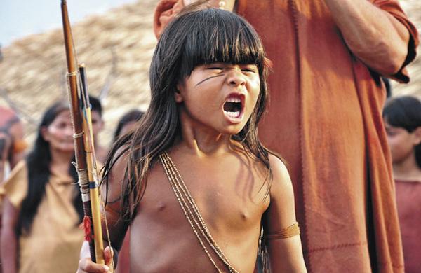No filme, Wiranu dá vida a Tainá, uma indiazinha órfã de 5 anos, que sonha em se tornar uma guerreira (DIVULGAÇÃO)
