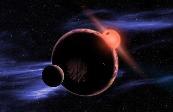 Uma 'anã vermelha' mediana alcança apenas um terço do tamanho do sol e é mil vezes menos brilhante e nenhuma delas é visível da Terra a olho nu (FRANCE PRESS)