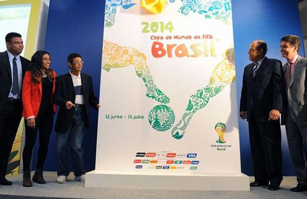 A Fifa explicou que o pôster foi elaborado pela agência de criação brasileira Crama, escolhida entre três concorrentes  (DIVULGAÇÃO/FIFA)
