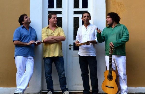 Integrantes do grupo campineiro Quarteto de Cordas Vocais (Divulgação/Rodrigo Andrade)