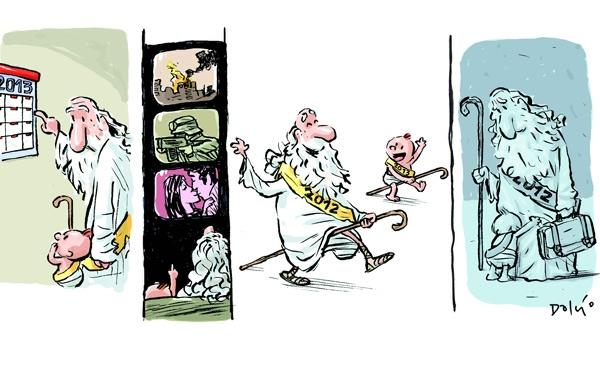 Charge de Dalcio Machado (Dalcio Machado/AAN)