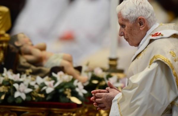 Tradicional missa de Ano Novo na Basílica de São Pedro, no Vaticano (France Press )