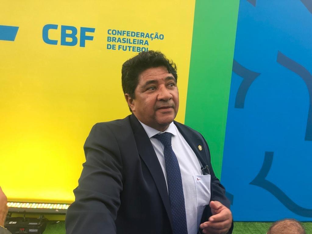 O presidente da CBF, Ednaldo Rodrigues, deseja vender um avião e um helicóptero (Divulgação)