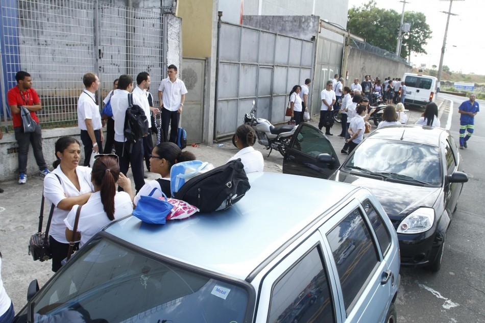 Greve dos vigilantes prejudicou o funcionamento do Poupatempo do Campinas Shopping ( Gustavo Tilio/Especial para a AAN)