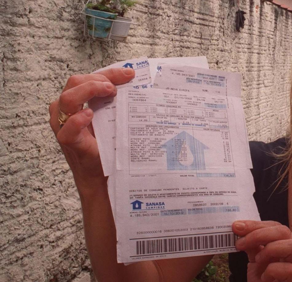 Contas da Sanasa vira com novo sistem&aacute;tica para cobran&ccedil;a de tarifa de esgoto ( Cedoc/RAC)
