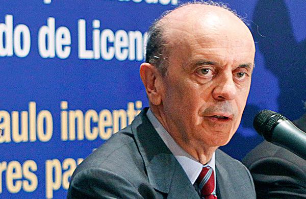 Jos&eacute; Serra dever&aacute; ser candidato a deputado federal em 2014 ( Divulgação/Portal do Governo do Estado de São Paulo)