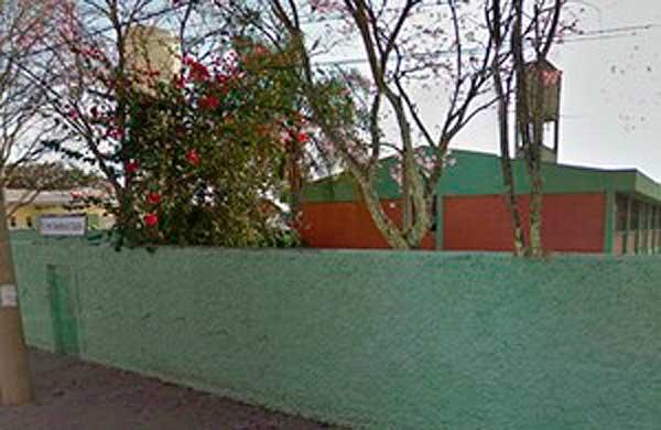 Escola onde ocorreu agress&atilde;o a professor ( Divulgação)