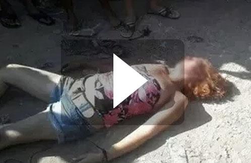 Logo ap&oacute;s as agress&otilde;es, a Pol&iacute;cia Militar foi acionada por vizinhos ( Reprodução)